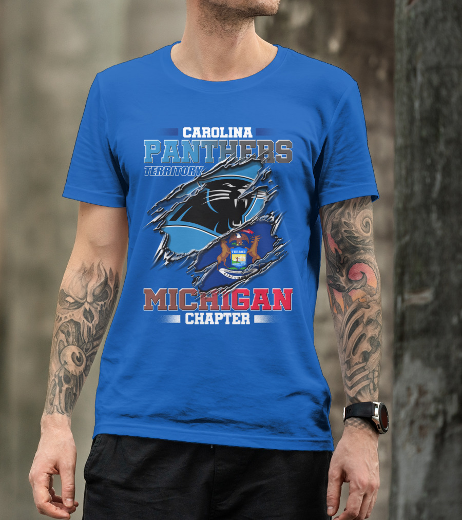 Carolina Panthers Territory Michigan Chapter T-Shirt