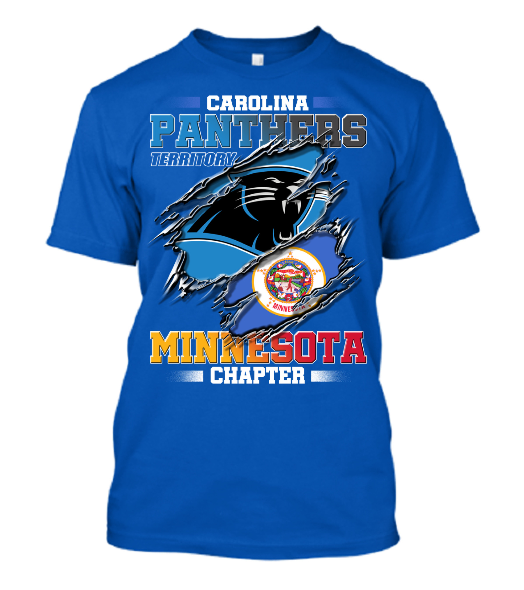 Carolina Panthers Territory Minnesota Chapter T-Shirt