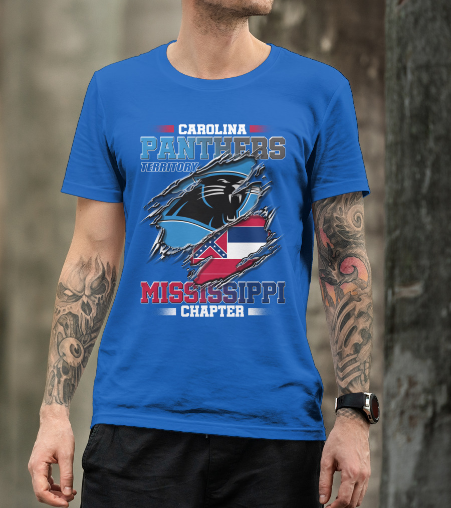 Carolina Panthers Territory Mississippi Chapter T-Shirt
