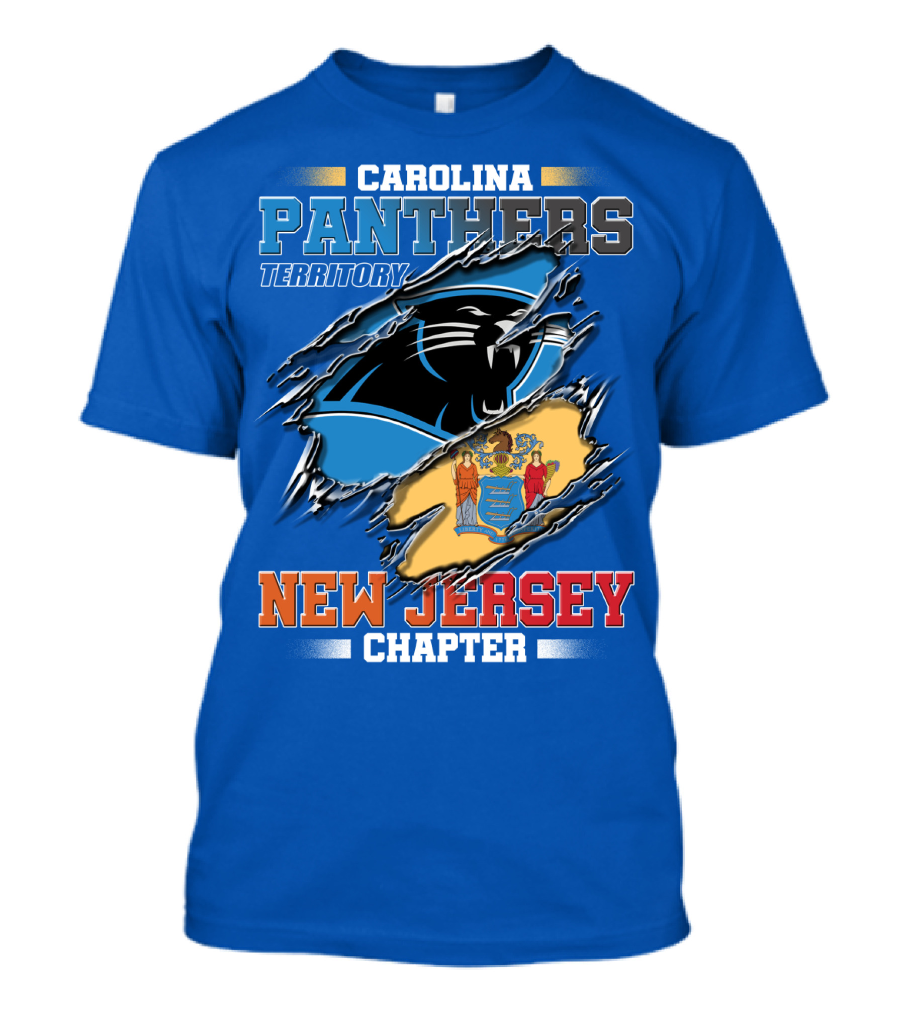 Carolina Panthers Territory New Jersey Chapter T-Shirt