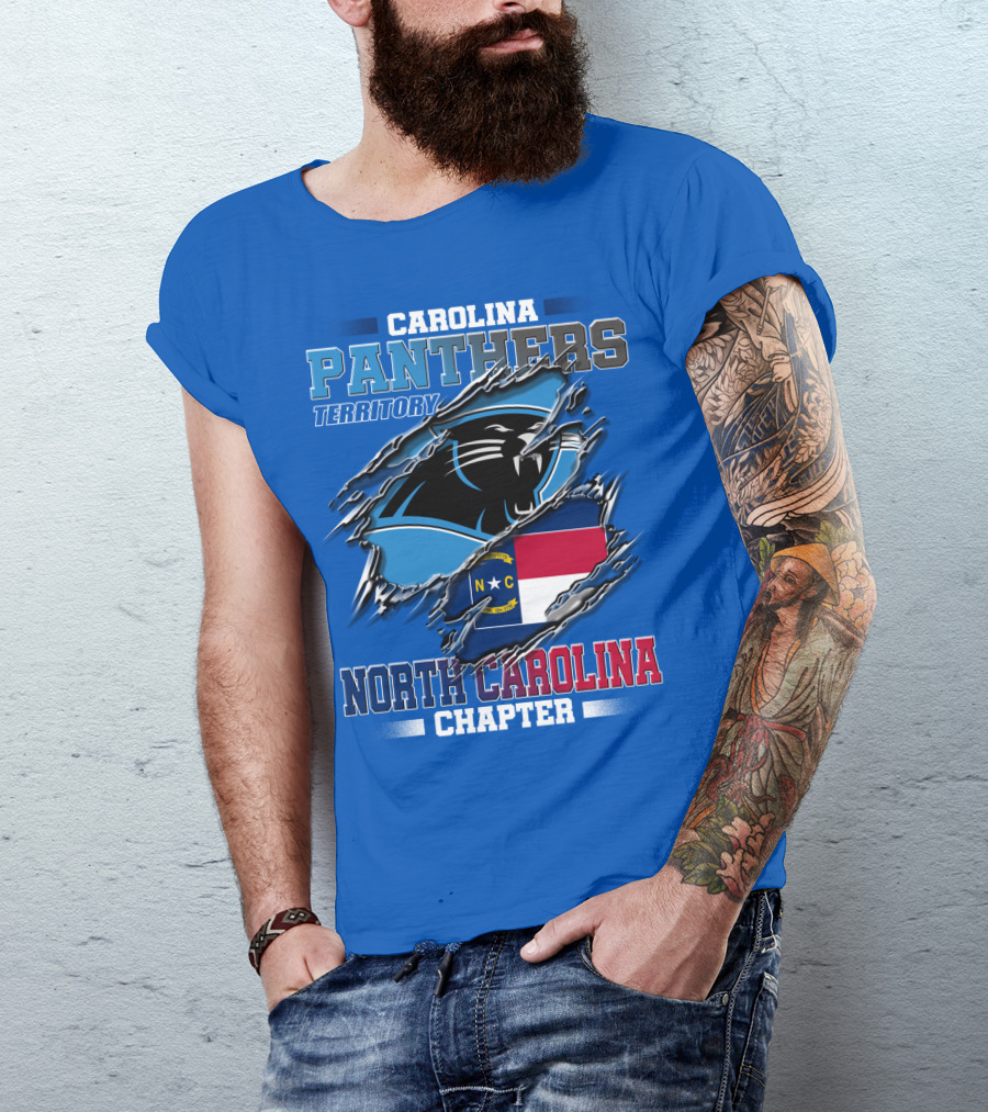Carolina Panthers Territory North Carolina Chapter T-Shirt