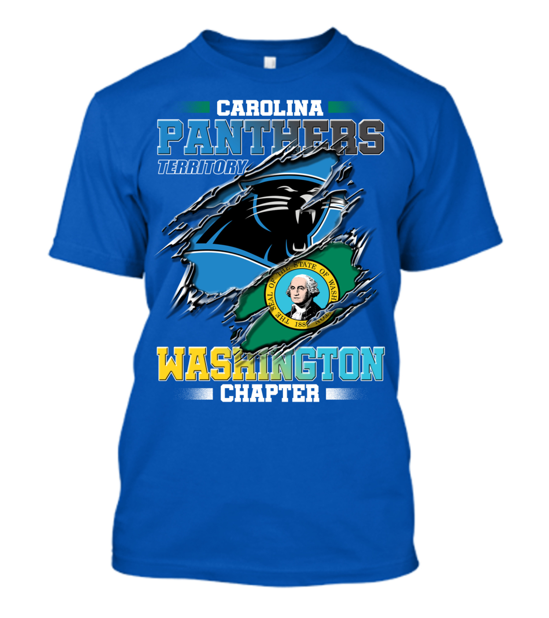 Carolina Panthers Territory Washington Chapter T-Shirt