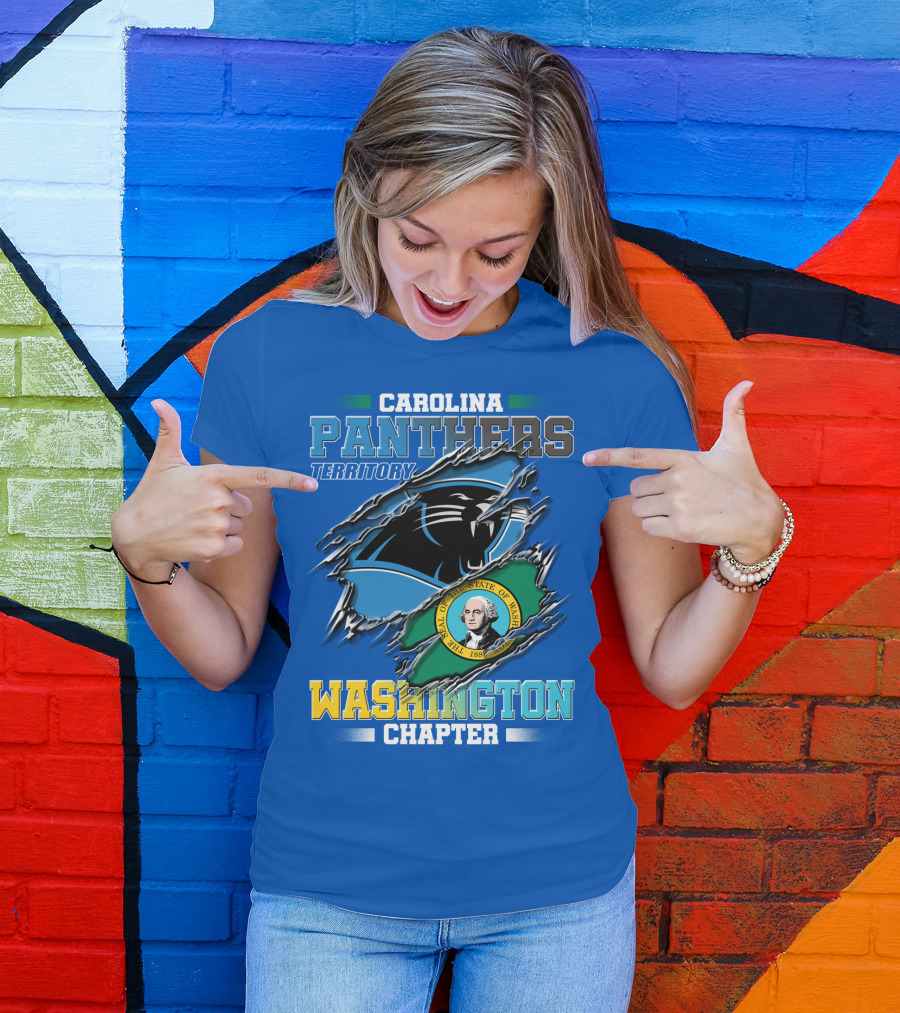 Carolina Panthers Territory Washington Chapter T-Shirt
