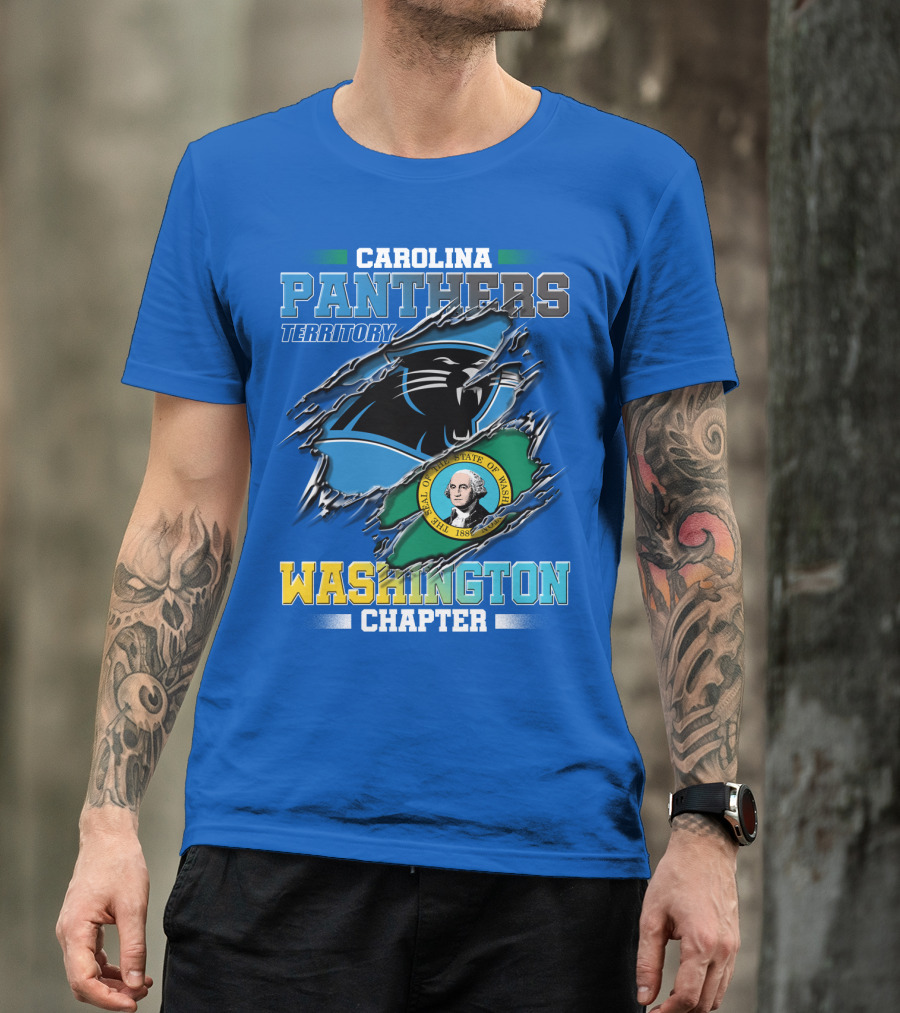 Carolina Panthers Territory Washington Chapter T-Shirt