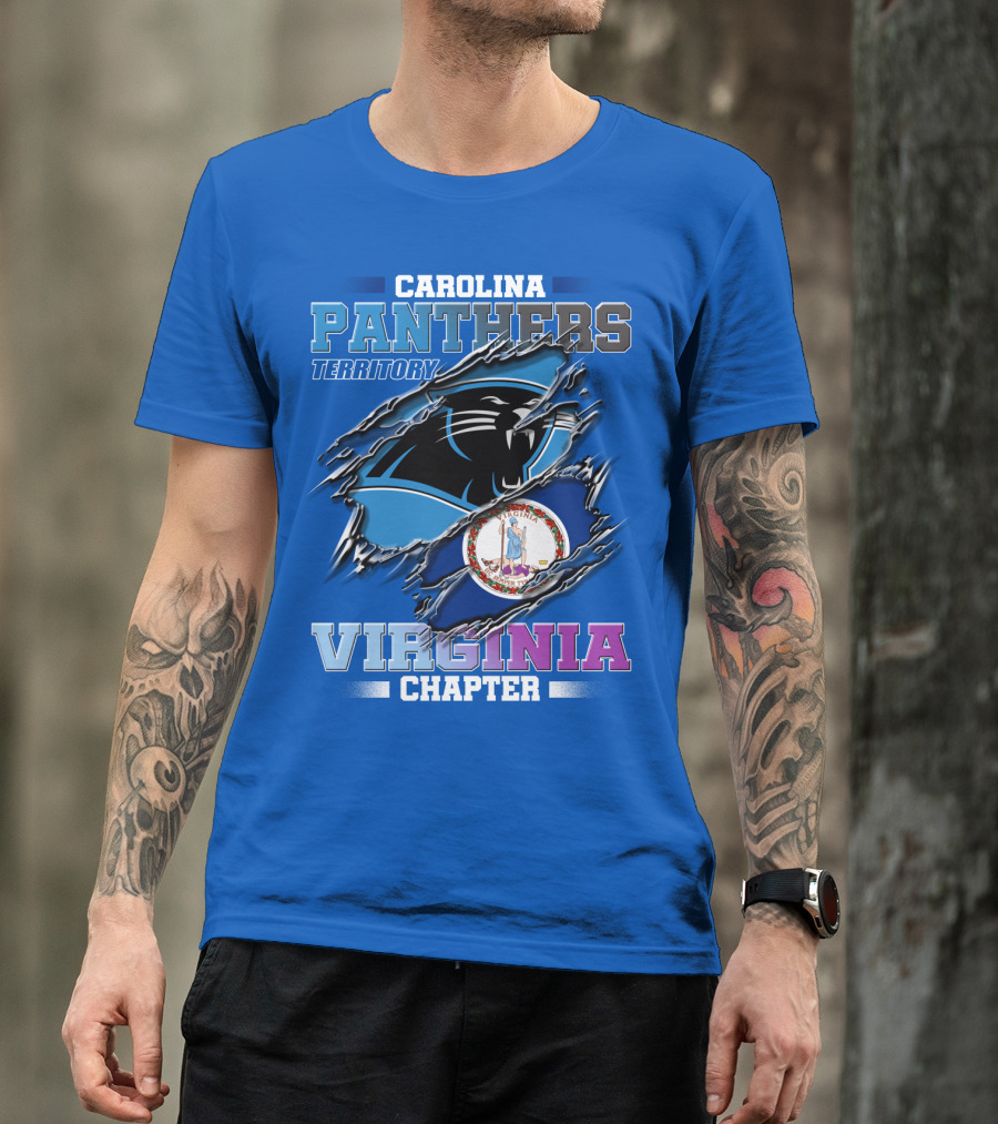 Carolina Panthers Territory Virginia Chapter T-Shirt