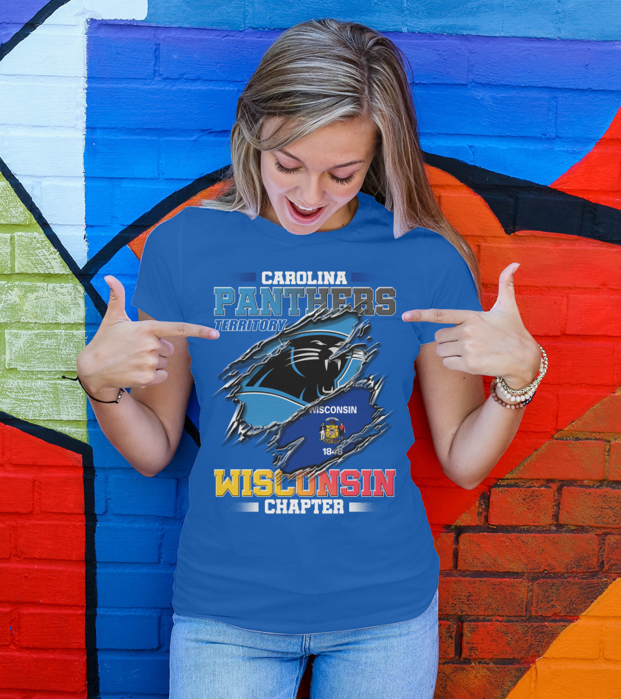 Carolina Panthers Territory Wisconsin Chapter T-Shirt