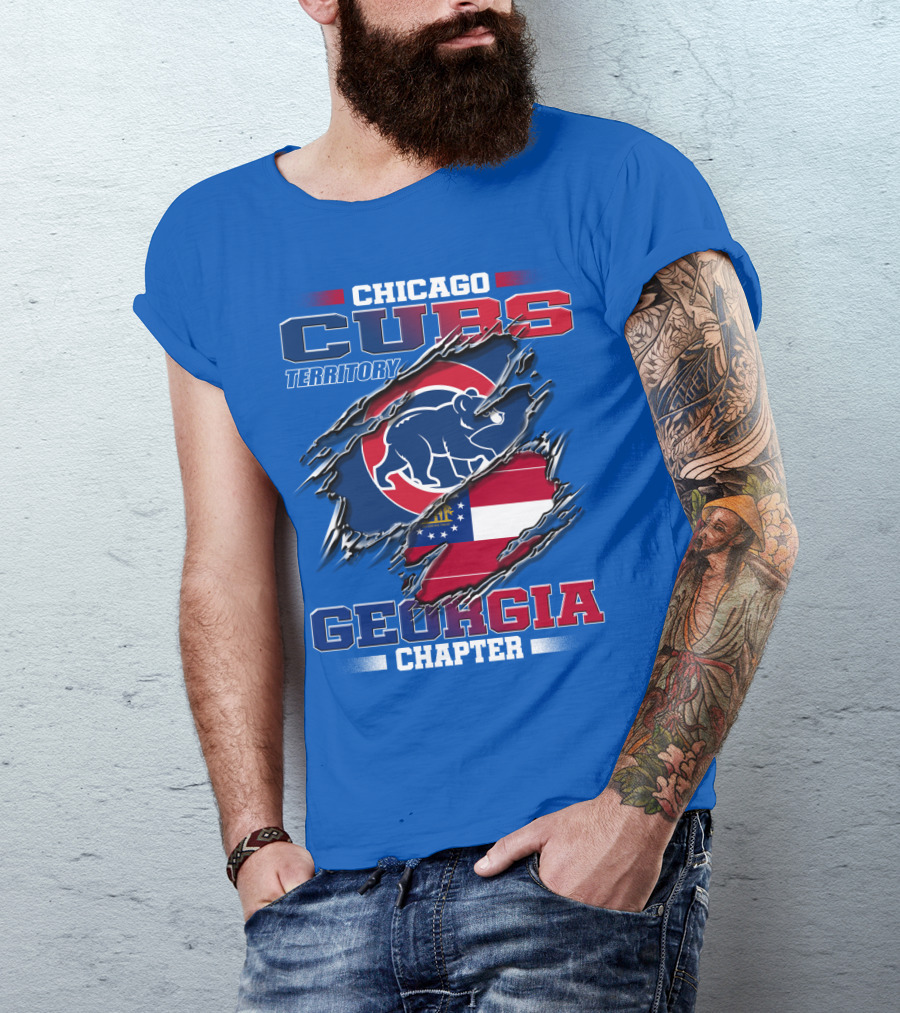 Chicago Cubs Territory Georgia Chapter T-Shirt