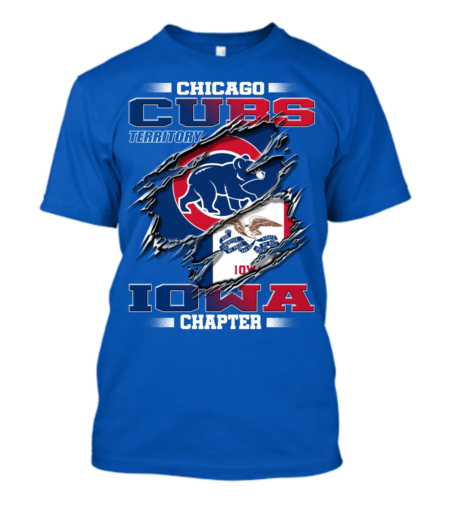 Chicago Cubs Territory Iowa Chapter T-Shirt