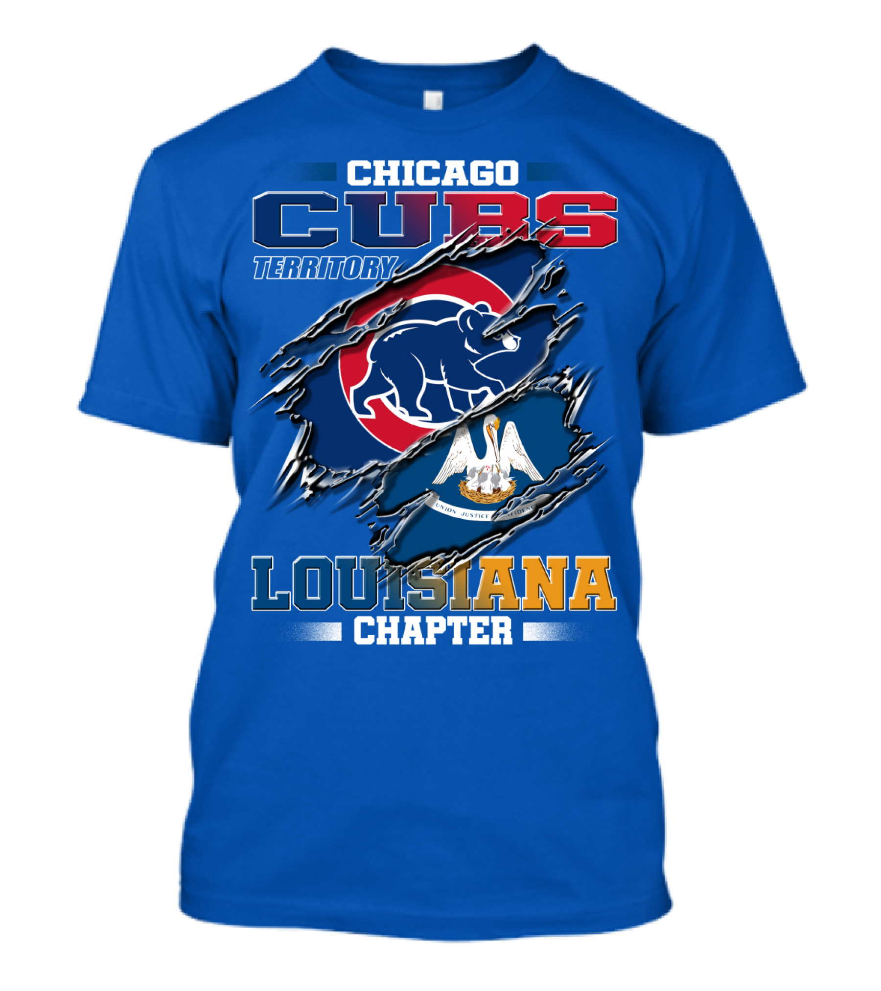 Chicago Cubs Territory Louisiana Chapter T-Shirt