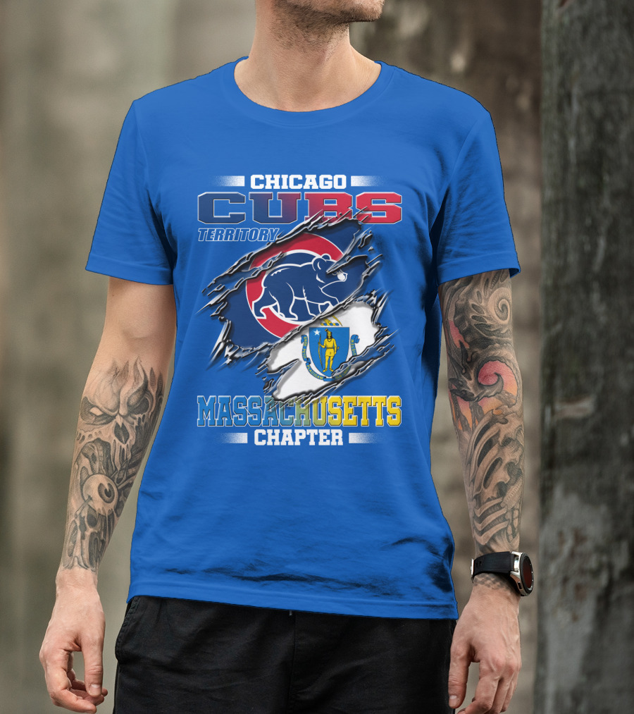 Chicago Cubs Territory Massachusetts Chapter T-Shirt