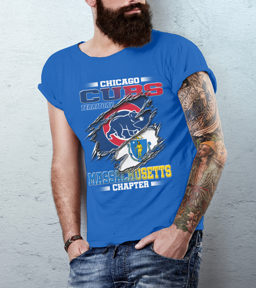 Chicago Cubs Territory Massachusetts Chapter T-Shirt