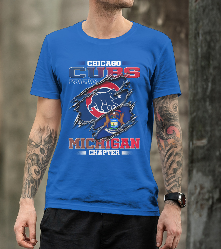 Chicago Cubs Territory Michigan Chapter T-Shirt