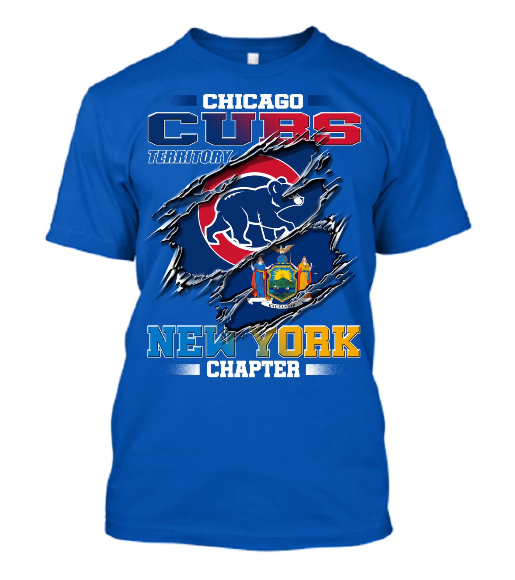 Chicago Cubs Territory New York Chapter T-Shirt