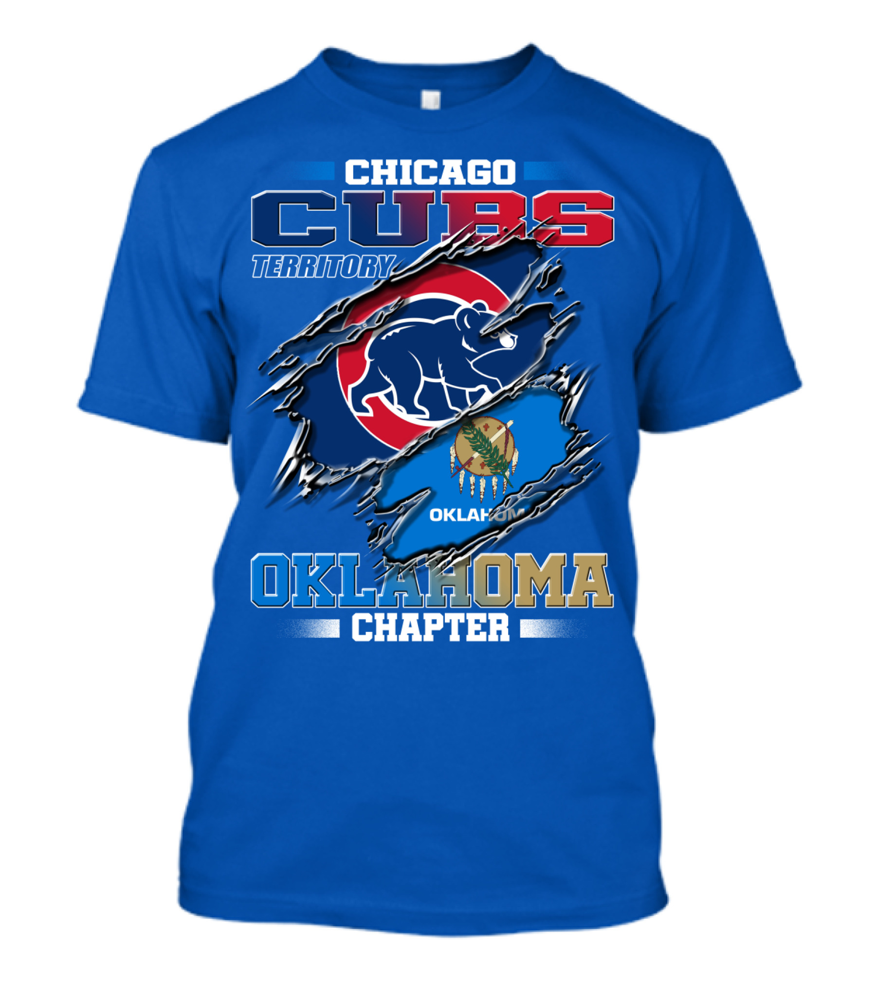 Chicago Cubs Territory Oklahoma Chapter T-Shirt