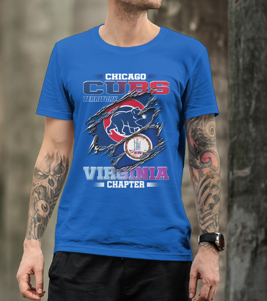 Chicago Cubs Territory Virginia Chapter T-Shirt