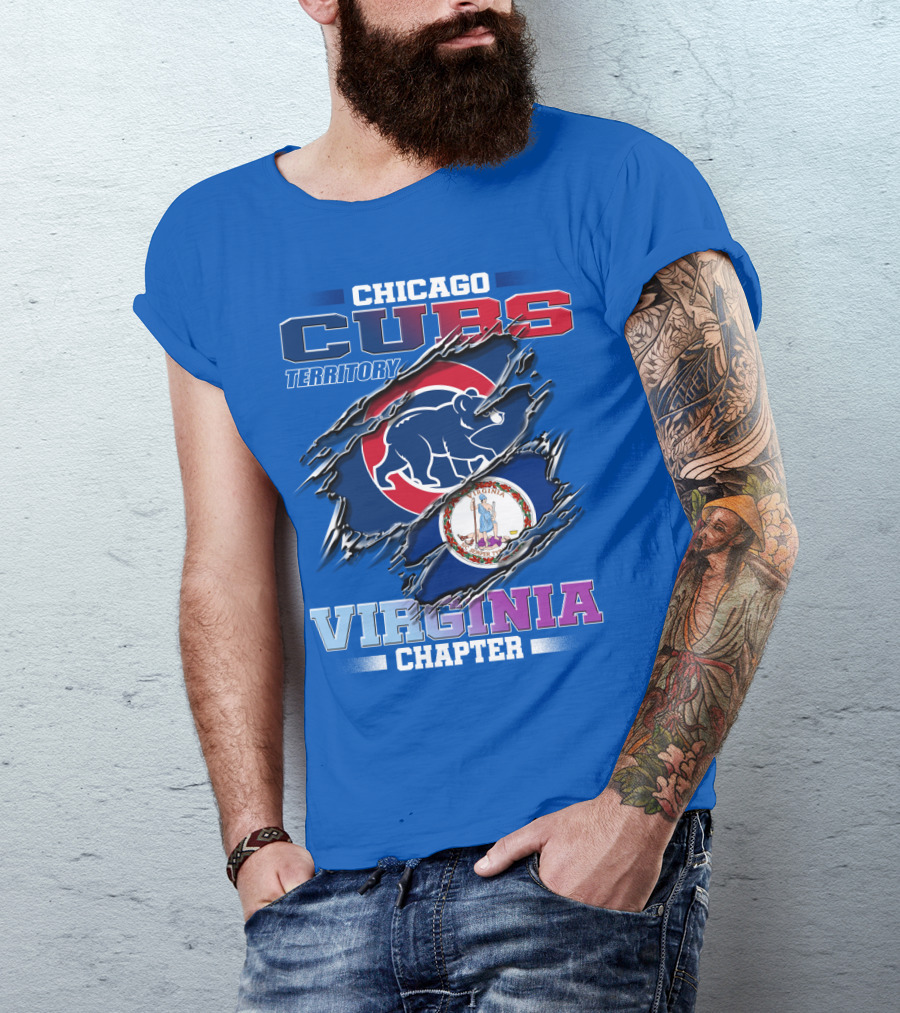 Chicago Cubs Territory Virginia Chapter T-Shirt