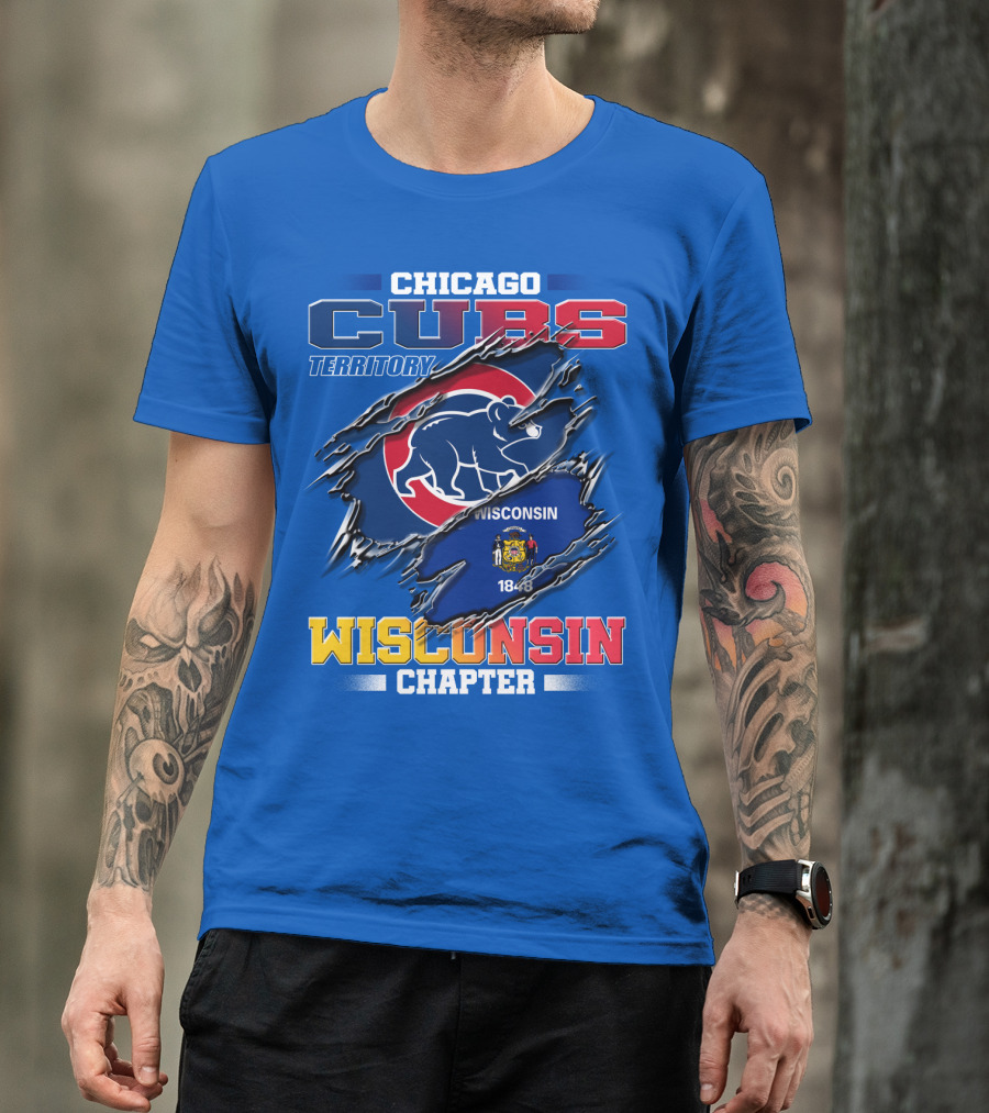Chicago Cubs Territory Wisconsin Chapter T-Shirt