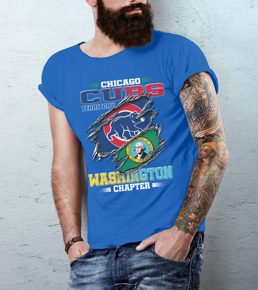 Chicago Cubs Territory Washington Chapter T-Shirt