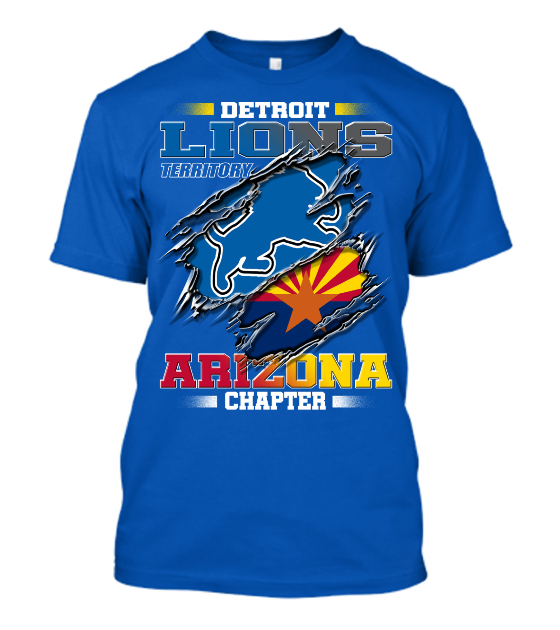 Detroit Lions Territory Arizona Chapter T-Shirt