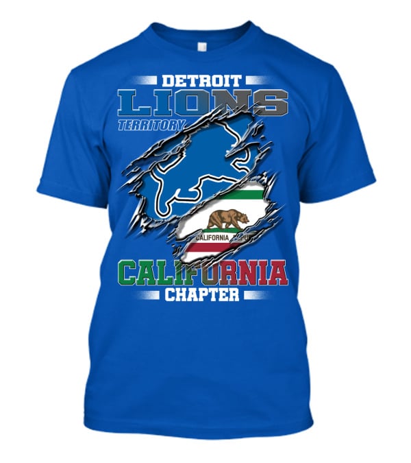 Detroit Lions Territory California Chapter T-Shirt