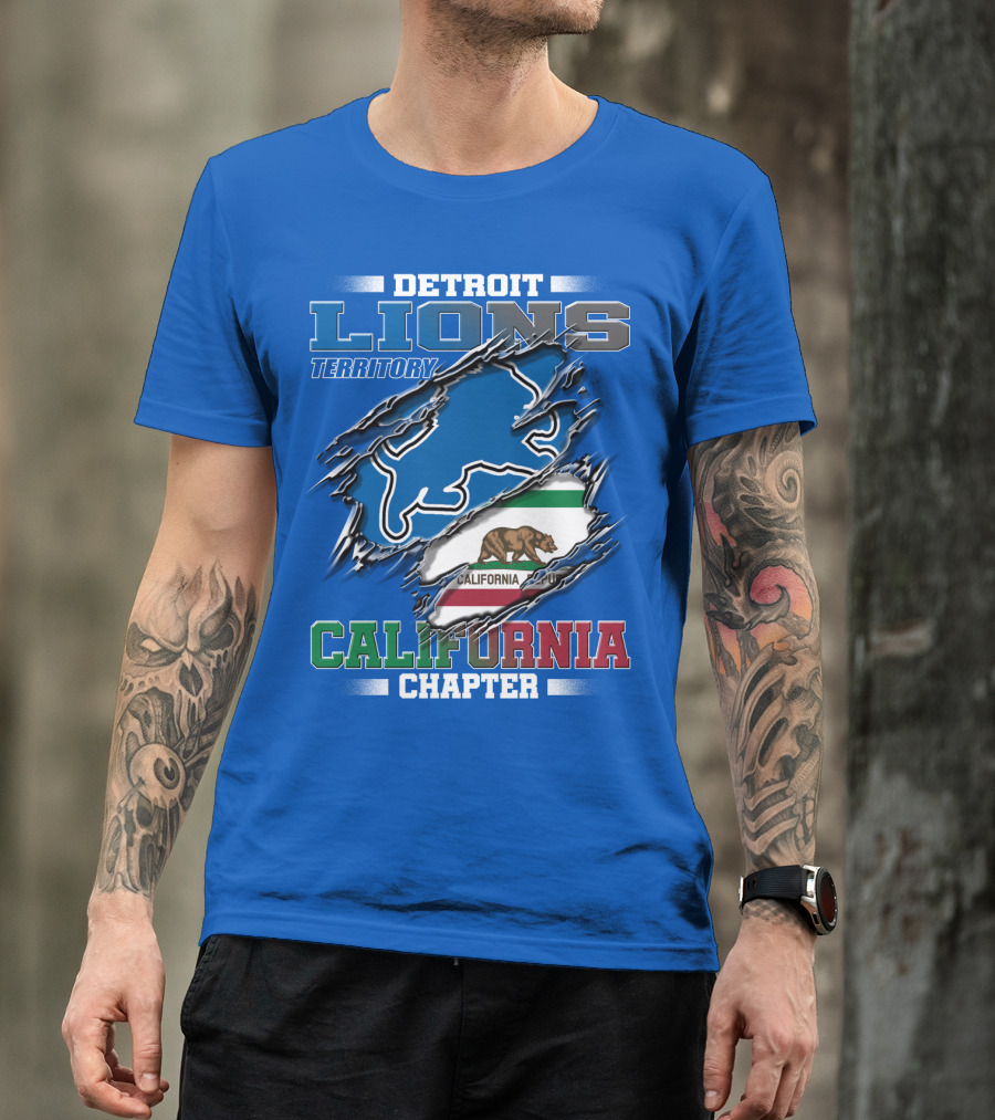 Detroit Lions Territory California Chapter T-Shirt