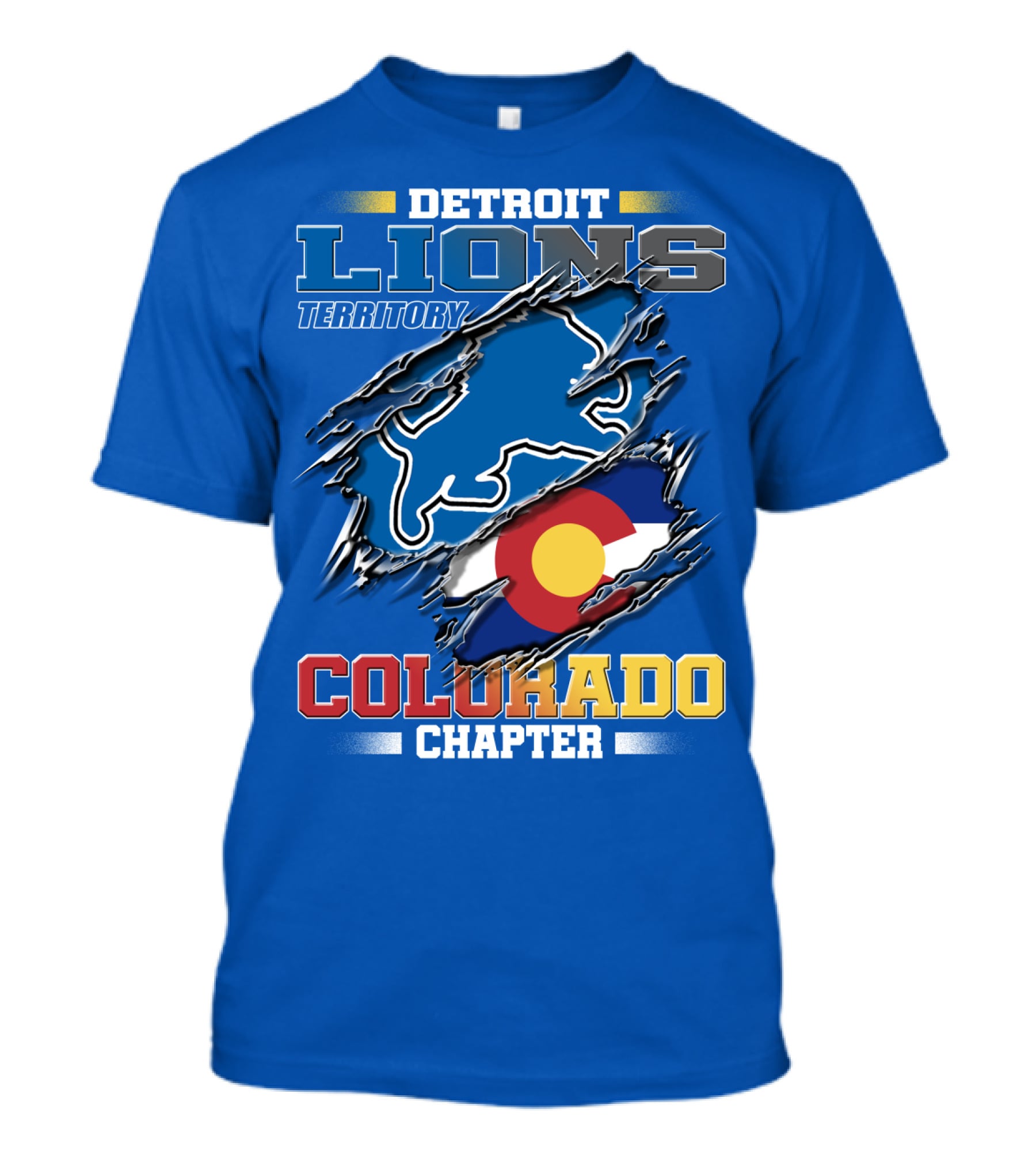 Detroit Lions Territory Colorado Chapter T-Shirt