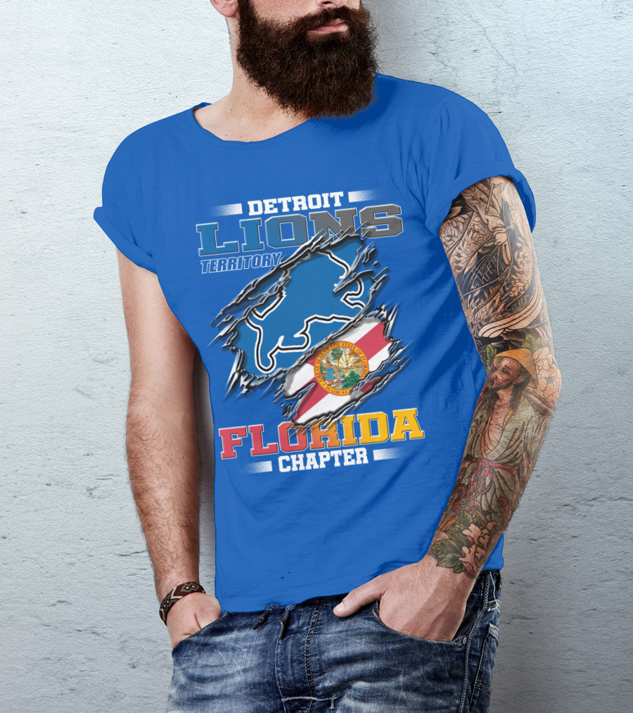 Detroit Lions Territory Florida Chapter T-Shirt