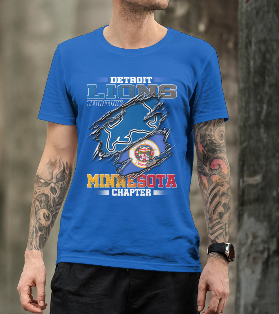 Detroit Lions Territory Minnesota Chapter T-Shirt