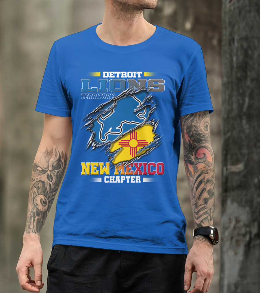 Detroit Lions Territory New Mexico Chapter T-Shirt