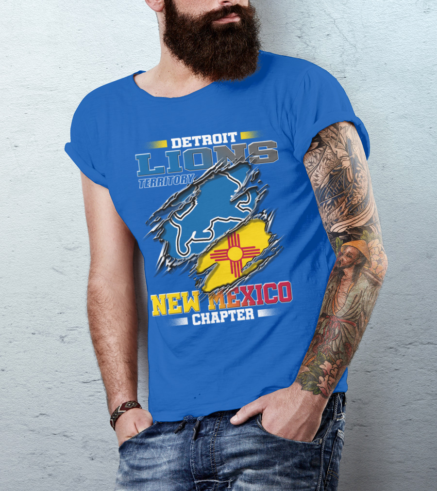 Detroit Lions Territory New Mexico Chapter T-Shirt
