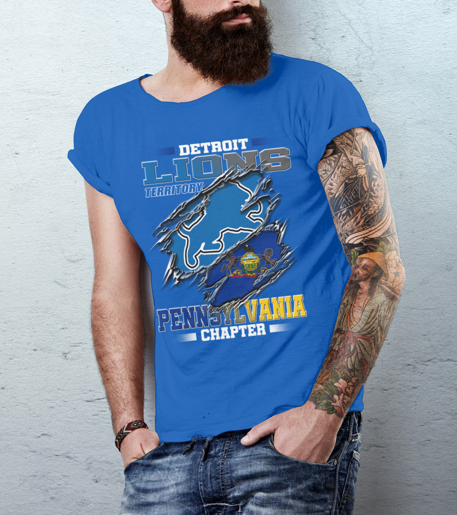 Detroit Lions Territory Pennsylvania Chapter T-Shirt