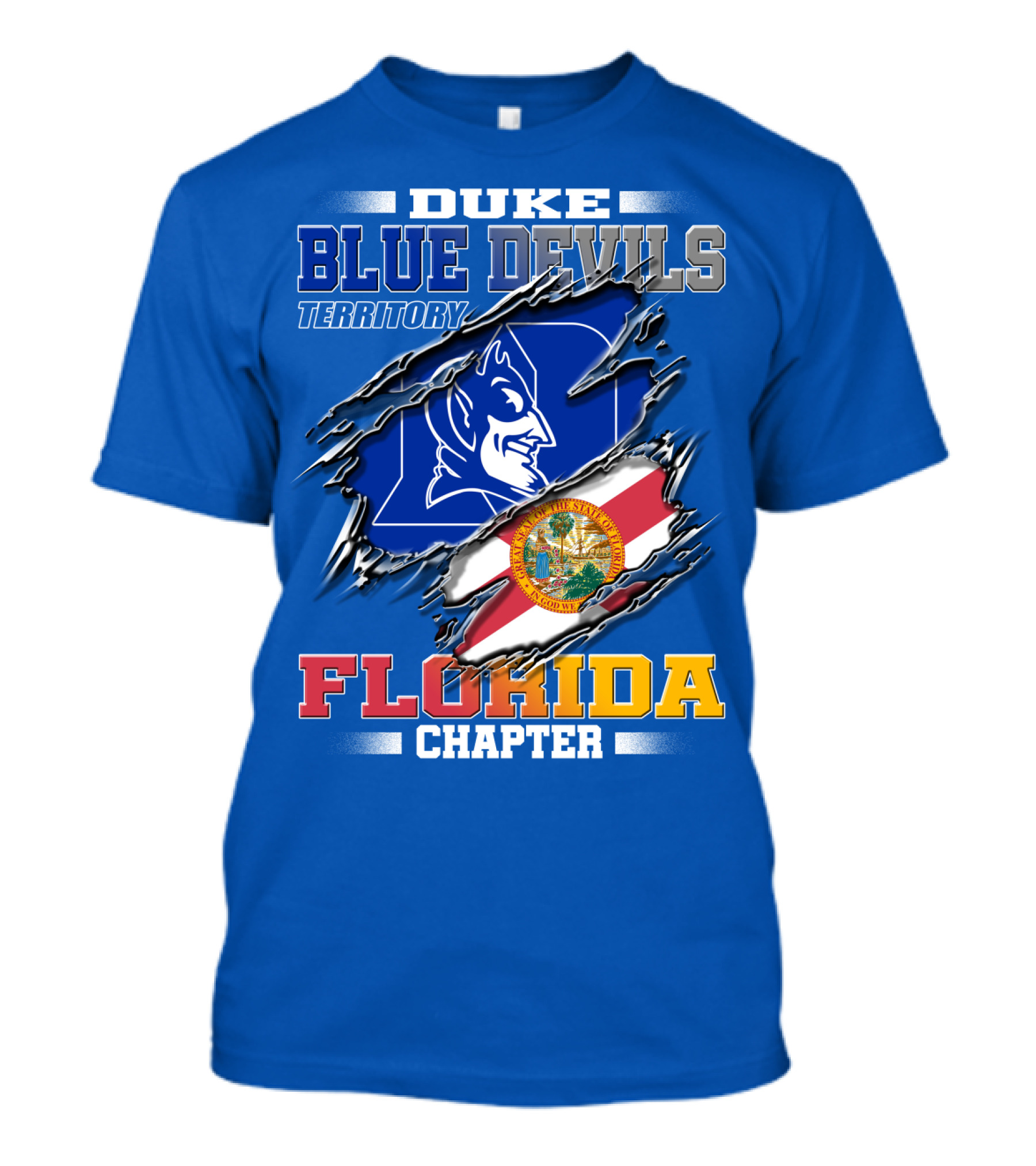 Duke Blue Devils Territory Florida Chapter T-Shirt