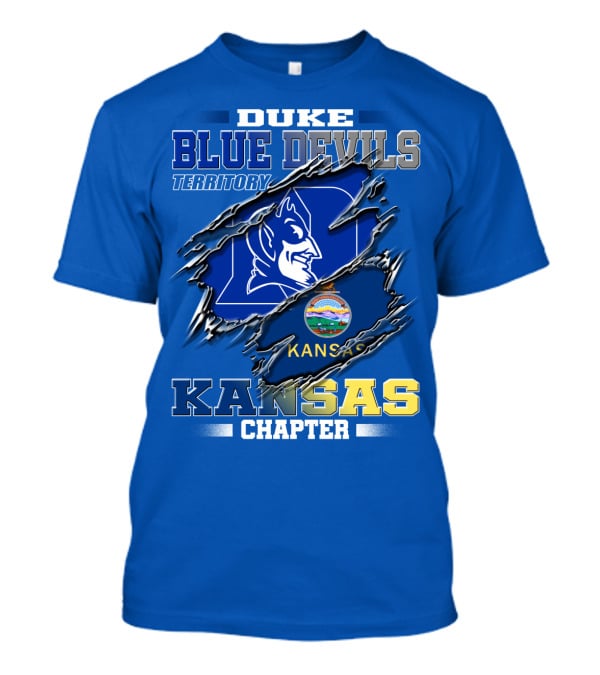 Duke Blue Devils Territory Kansas Chapter T-Shirt