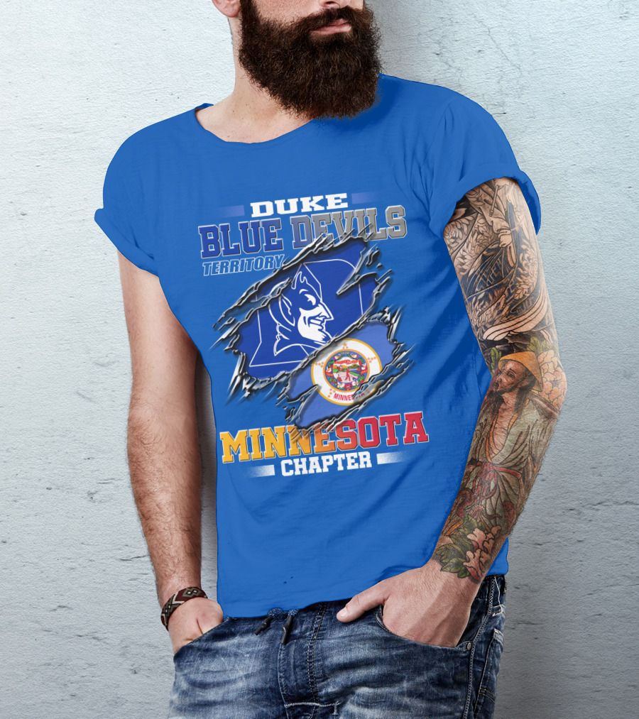 Duke Blue Devils Territory Minnesota Chapter T-Shirt
