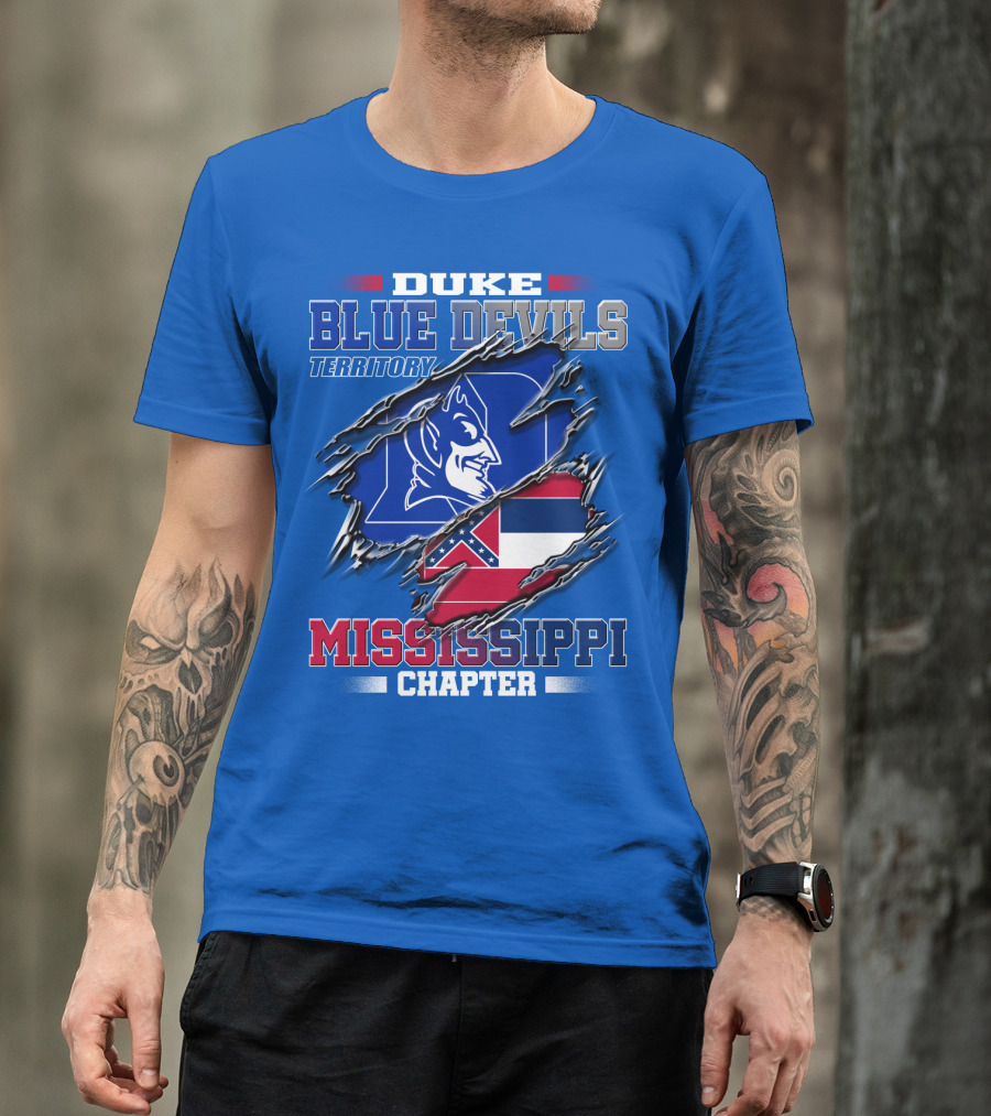 Duke Blue Devils Territory Mississippi Chapter T-Shirt