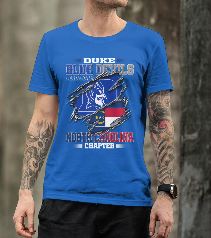Duke Blue Devils Territory North Carolina Chapter T-Shirt
