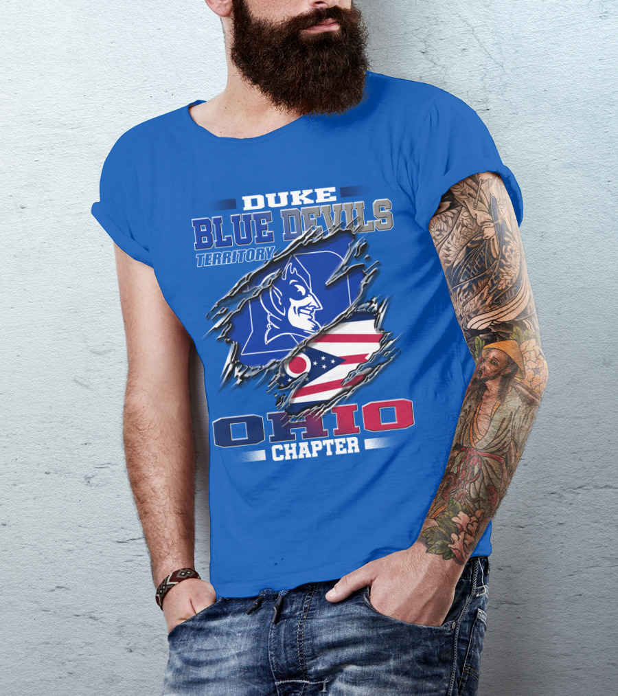 Duke Blue Devils Territory Ohio Chapter T-Shirt