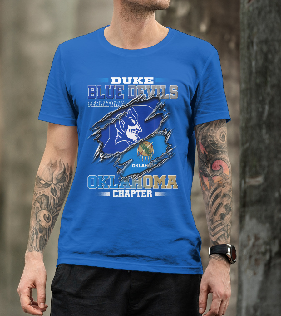 Duke Blue Devils Territory Oklahoma Chapter T-Shirt