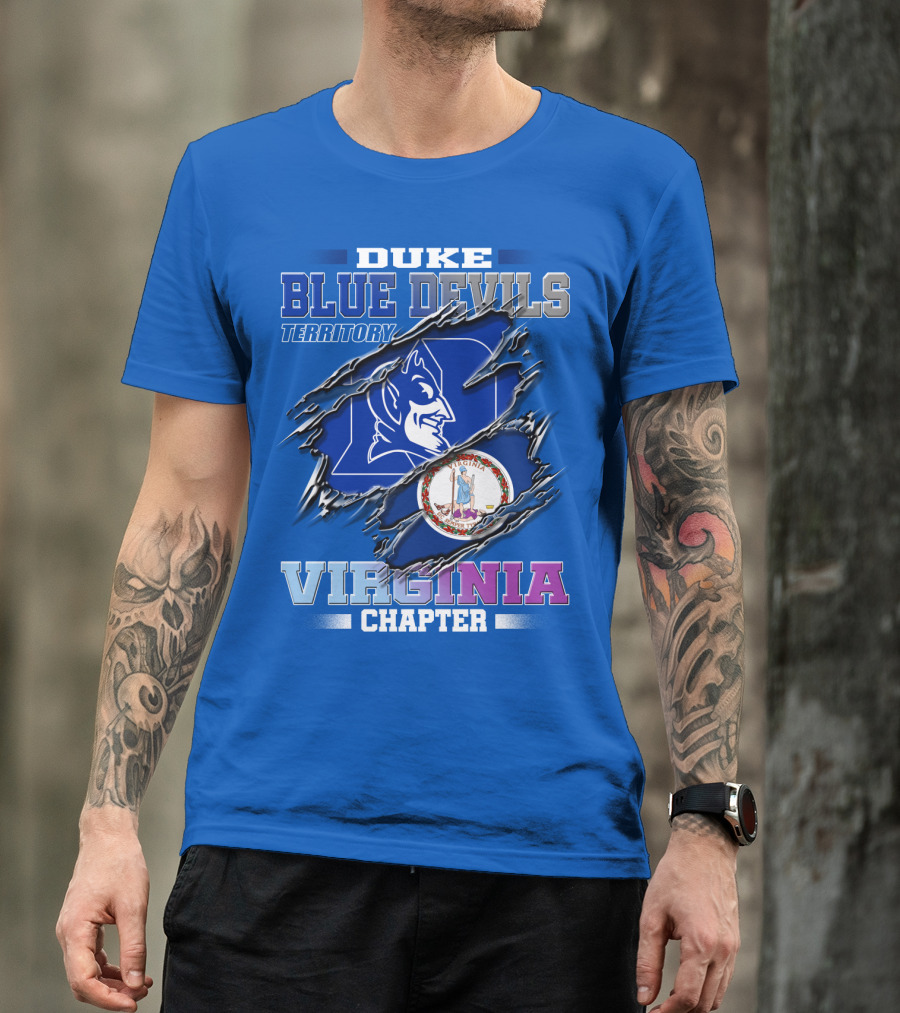 Duke Blue Devils Territory Virginia Chapter T-Shirt