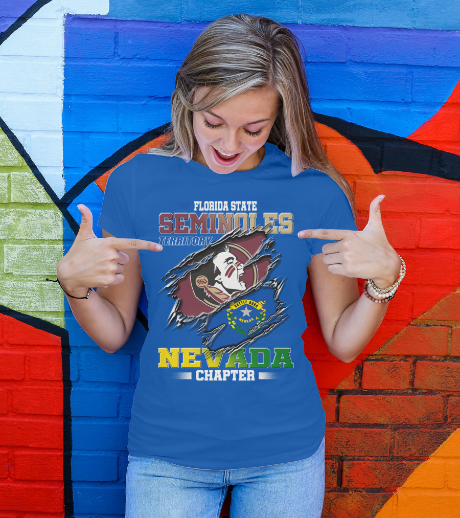 Florida State Seminoles Territory Nevada Chapter Little Honor State T-Shirt