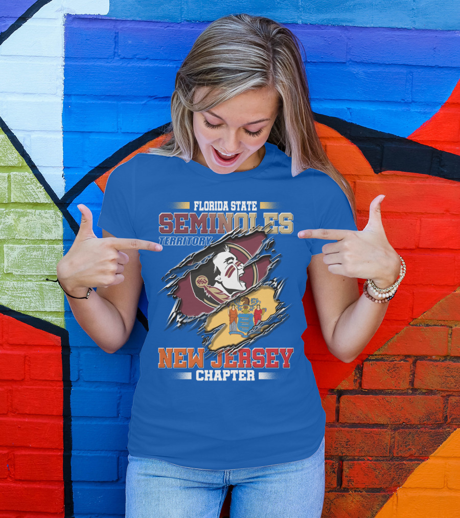 Florida State Seminoles Territory New Jersey Chapter T-Shirt