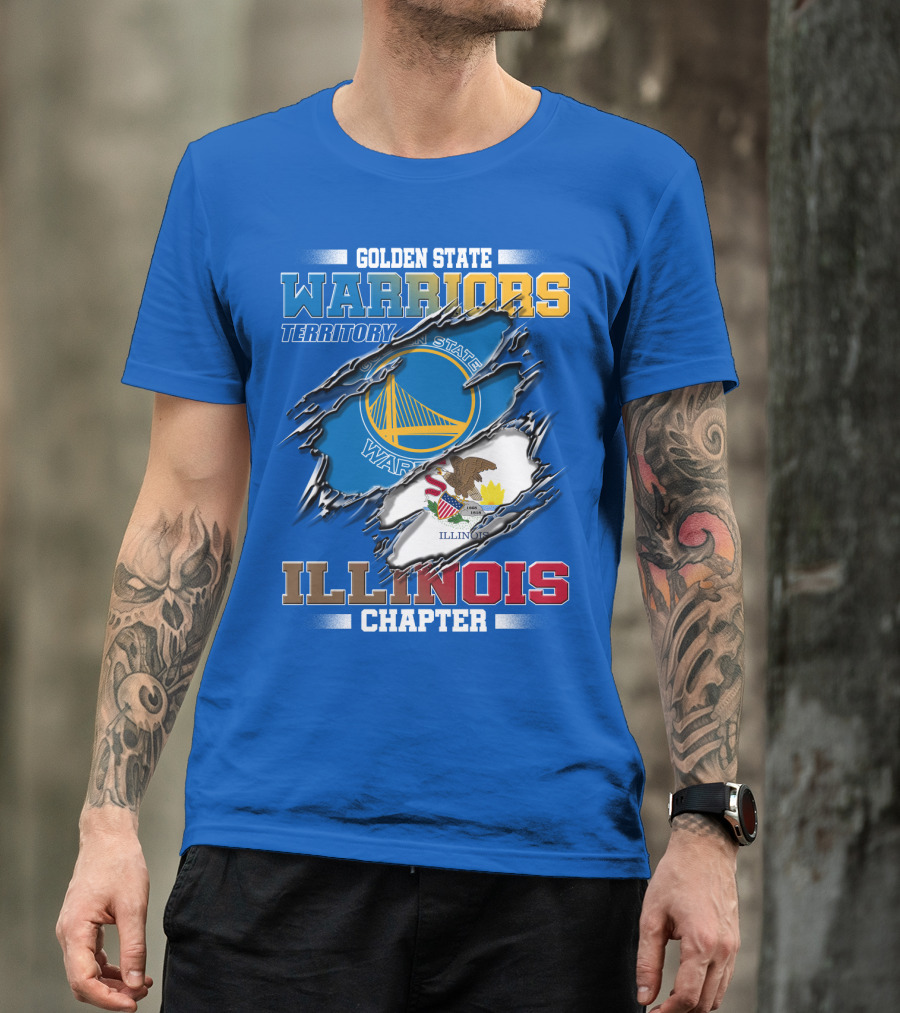 Golden State Warriors Territory Illinois Chapter T-Shirt