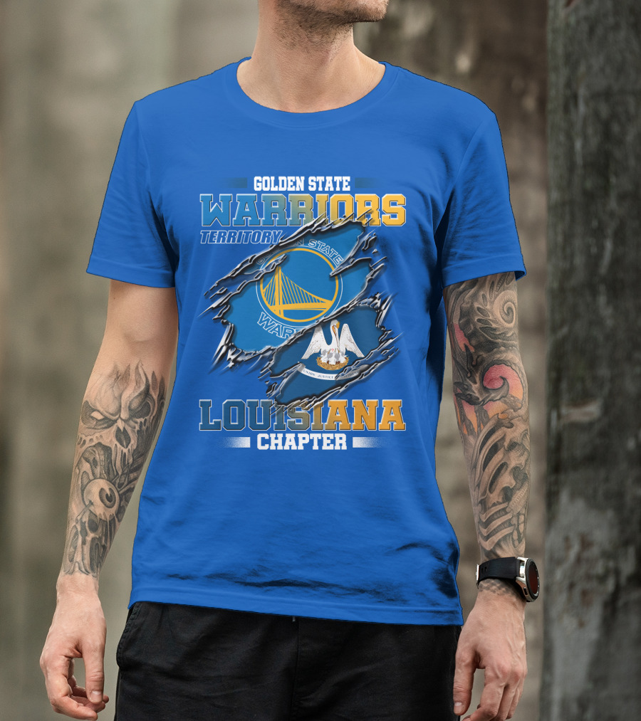 Golden State Warriors Territory Louisiana Chapter T-Shirt