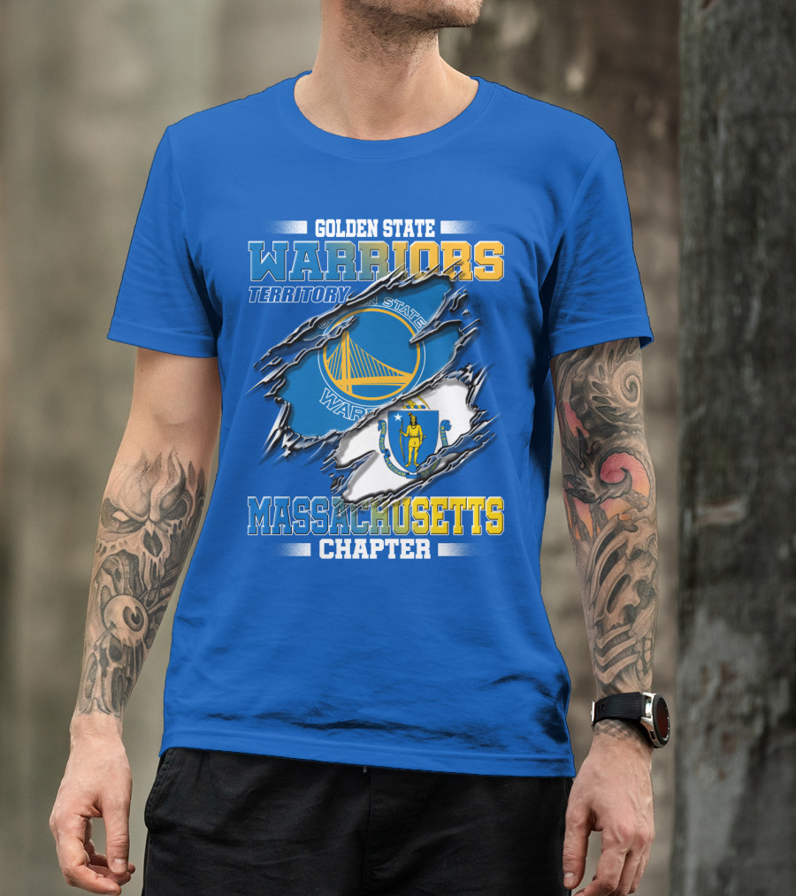 Golden State Warriors Territory Massachusetts Chapter T-Shirt