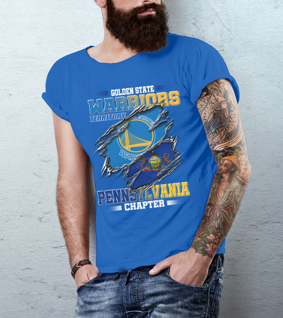 Golden State Warriors Territory Pennsylvania Chapter T-Shirt