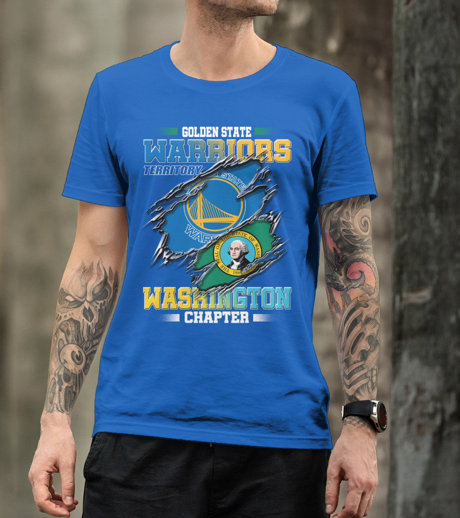 Golden State Warriors Territory Washington Chapter T-Shirt