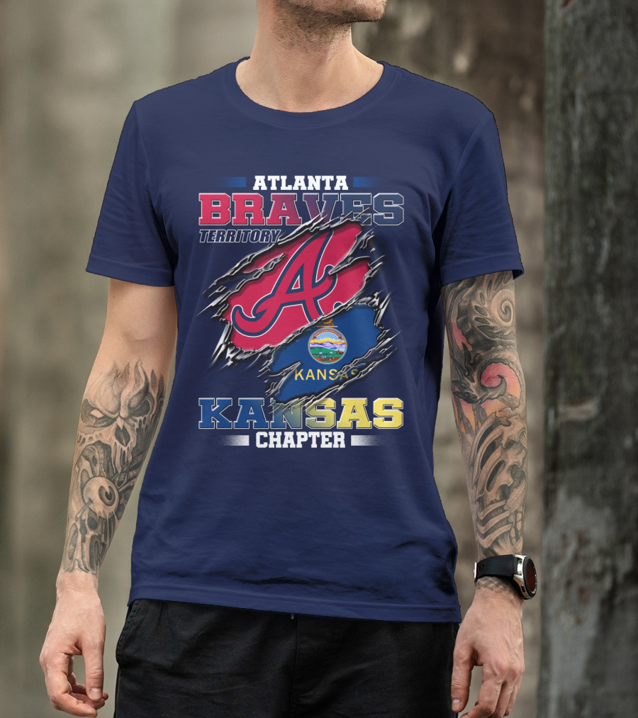 Atlanta Braves Territory Kansas Chapter T-Shirt