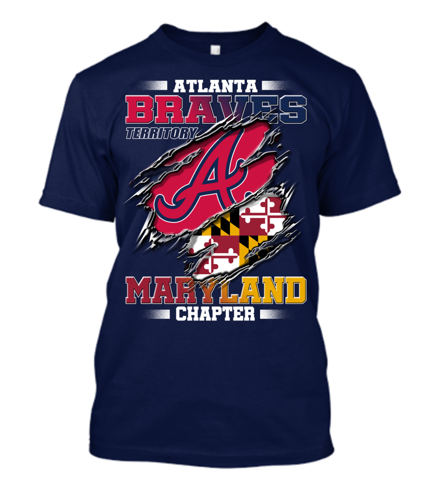 Atlanta Braves Territory Maryland Chapter T-Shirt