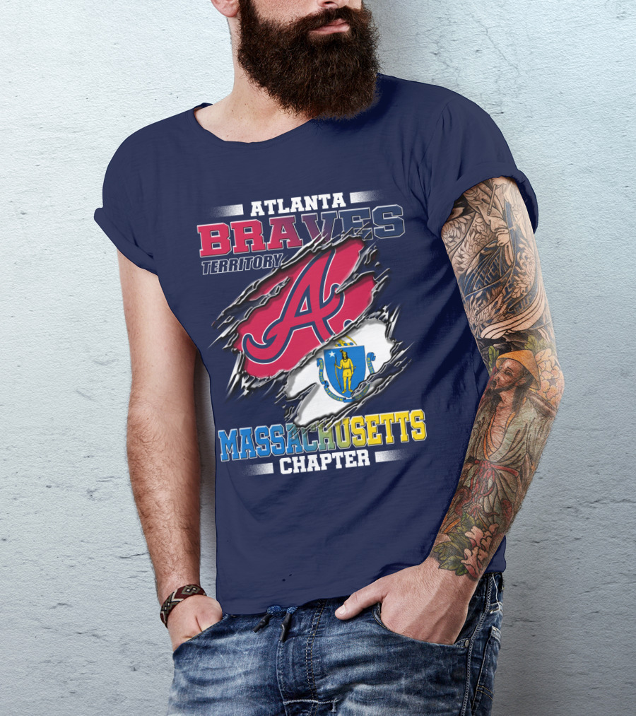 Atlanta Braves Territory Massachusetts Chapter T-Shirt