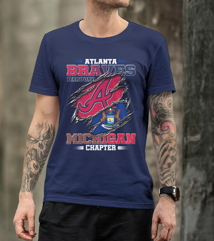 Atlanta Braves Territory Michigan Chapter T-Shirt